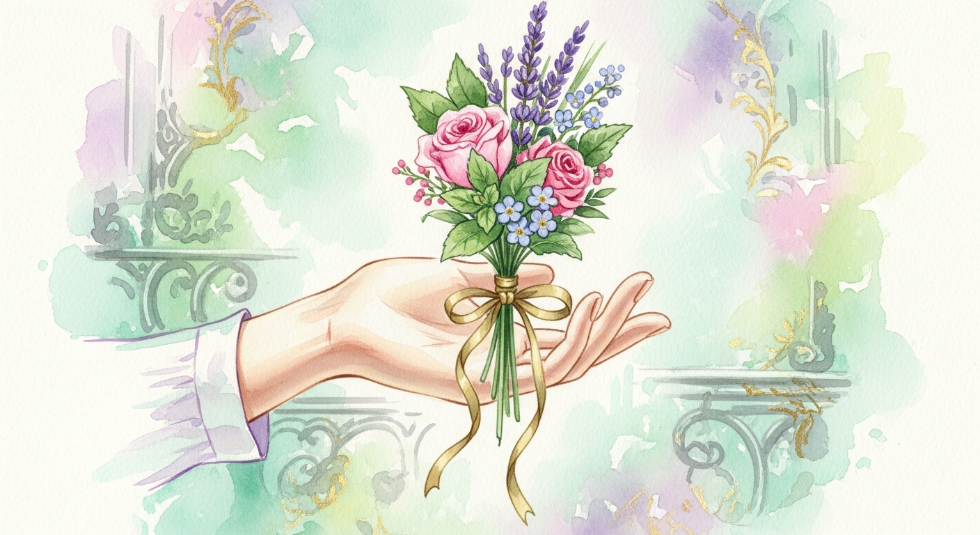In the Victorian 'language of flowers,' a single bloom could carry a message too forward to speak aloud.