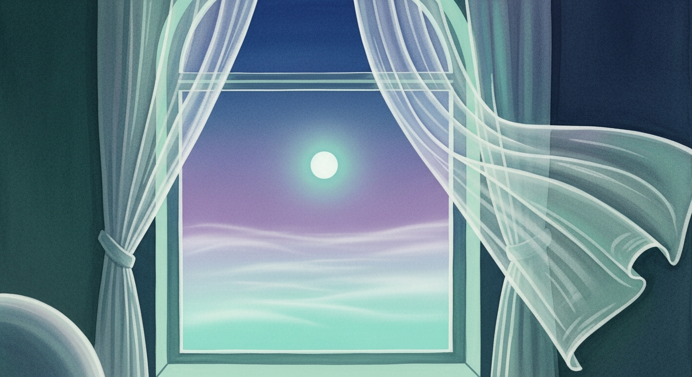 The 'witching hour' — folklore's name for the small hours, when the veil was thought to be thinnest.