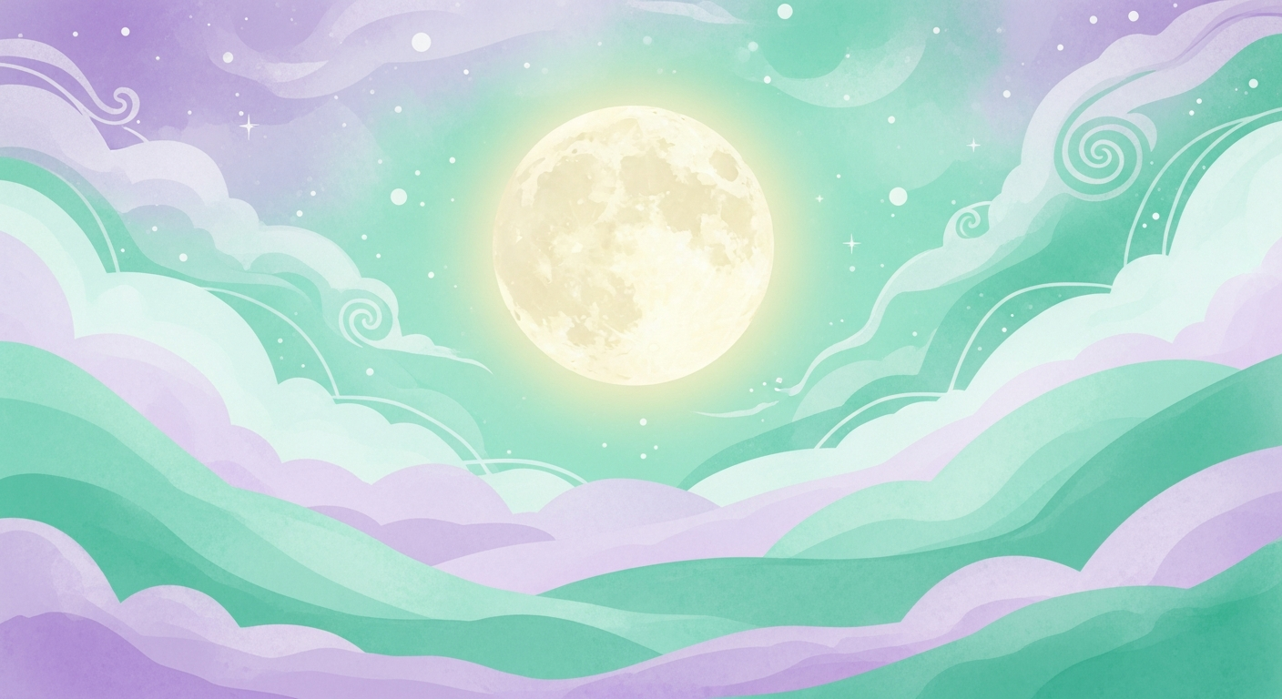 La pleine Lune, phase la plus visible et la plus chargée de sens dans les traditions culturelles, selon le cadre de Ptolémée dans le Tetrabiblos.