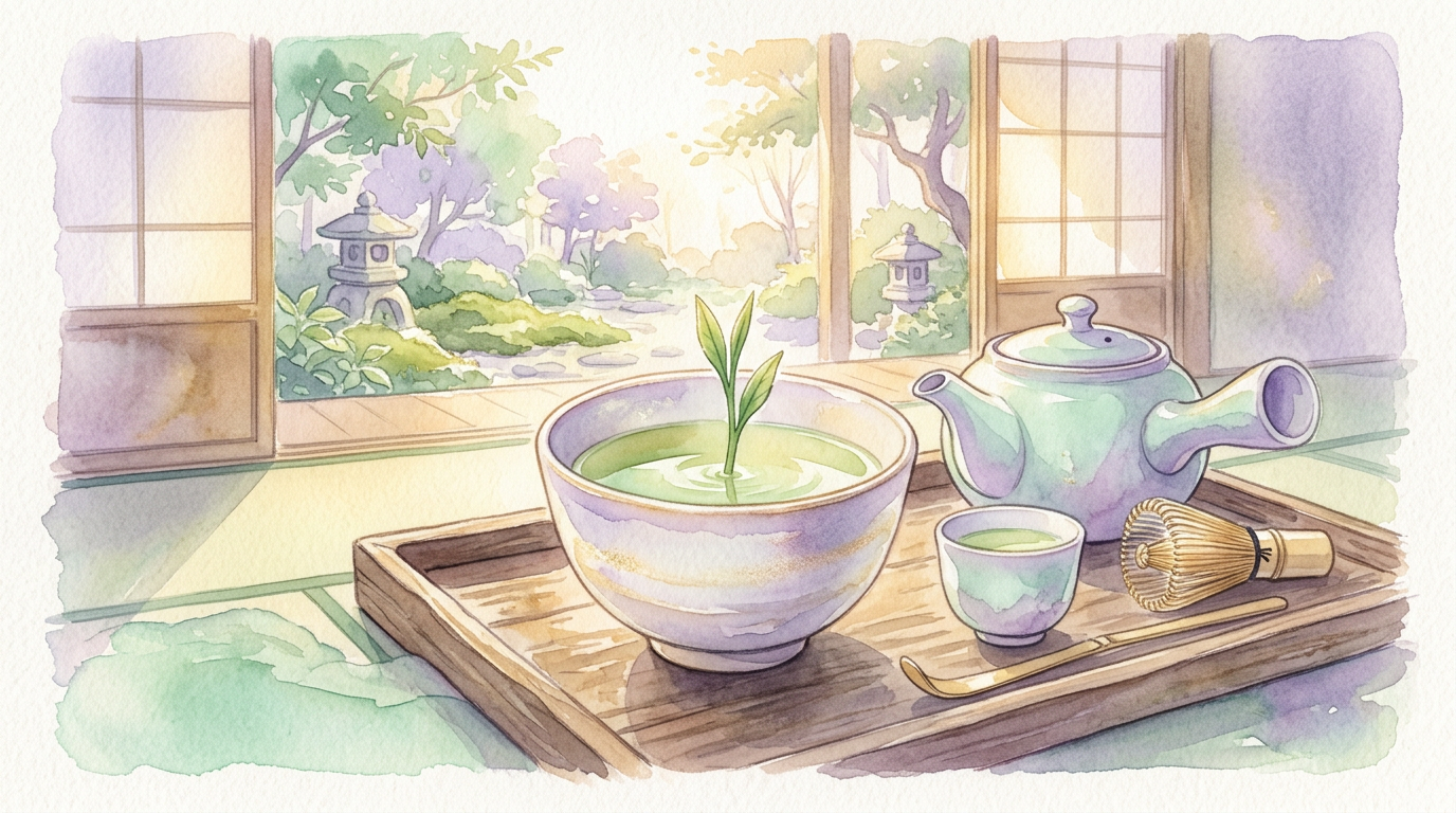 茶柱の縁起は煎茶の普及とともに広まったとされる日本の民間伝承。
