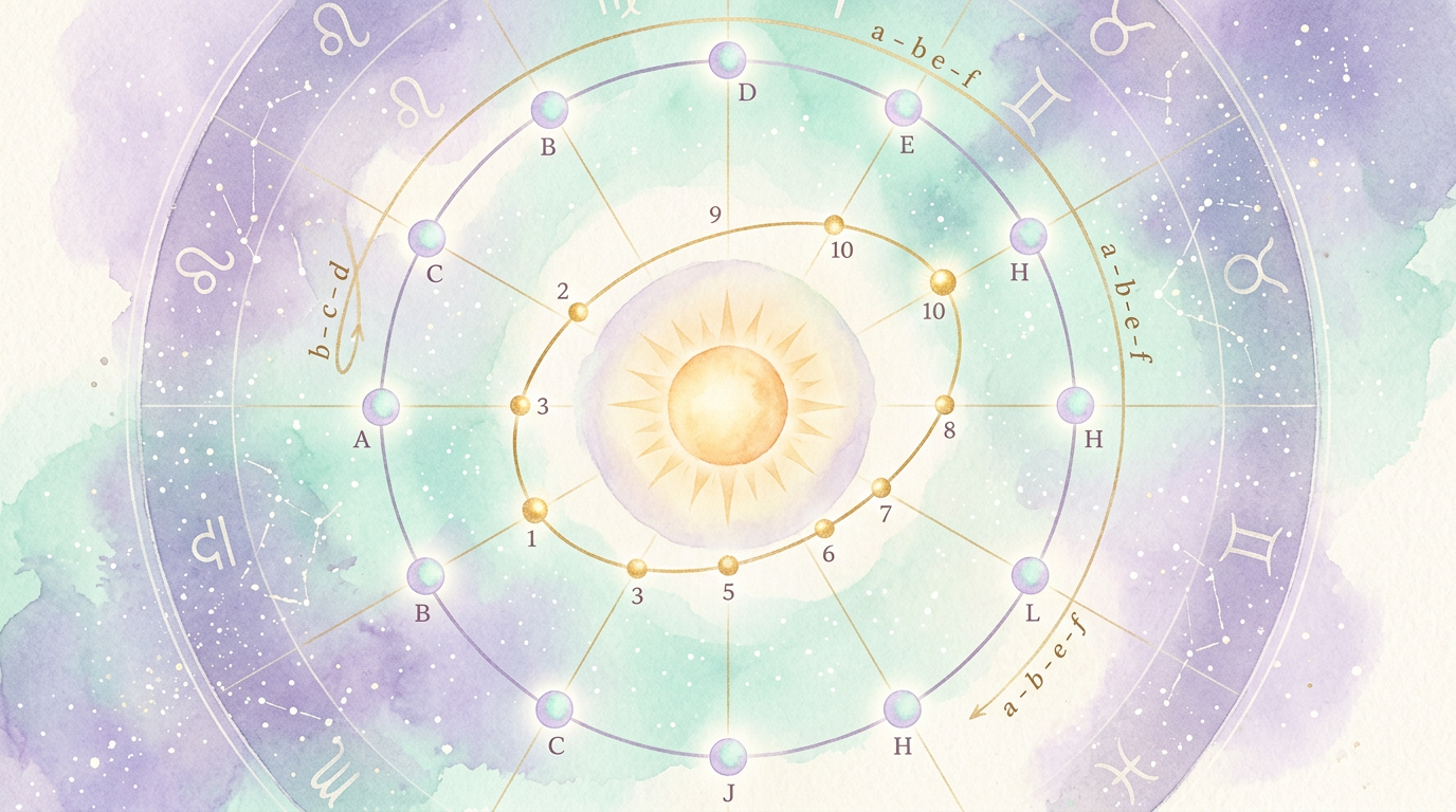 Representação artística da órbita de Mercúrio ao redor do Sol — o movimento real que cria a ilusão retrógrada, conforme explicado pela NASA StarChild.