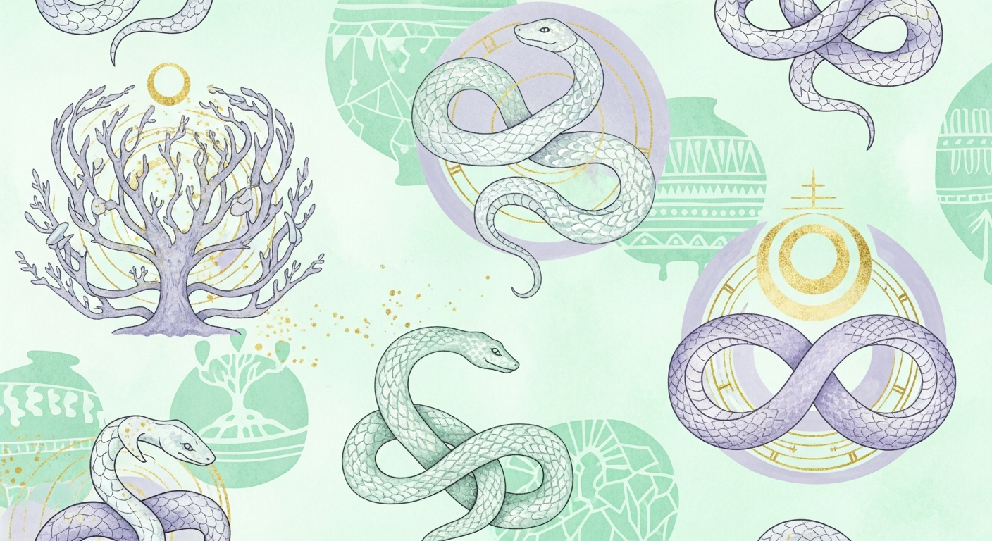 Representações de serpentes aparecem em sistemas simbólicos de diversas culturas ao longo da história.